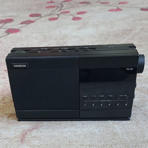 Pre-Owned Sangean RS-330 +RS-332 Digital AM/FM Clock Radio & dual Alarm Clocks. - Picture 2 of 11